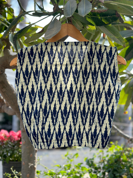 Neelam Ikat Cotton Blouse