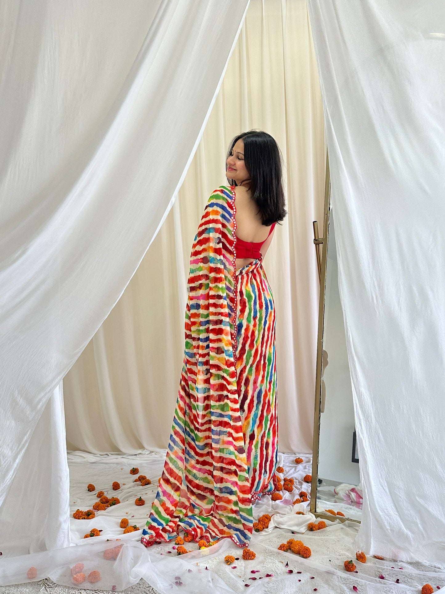 Satrangi saree