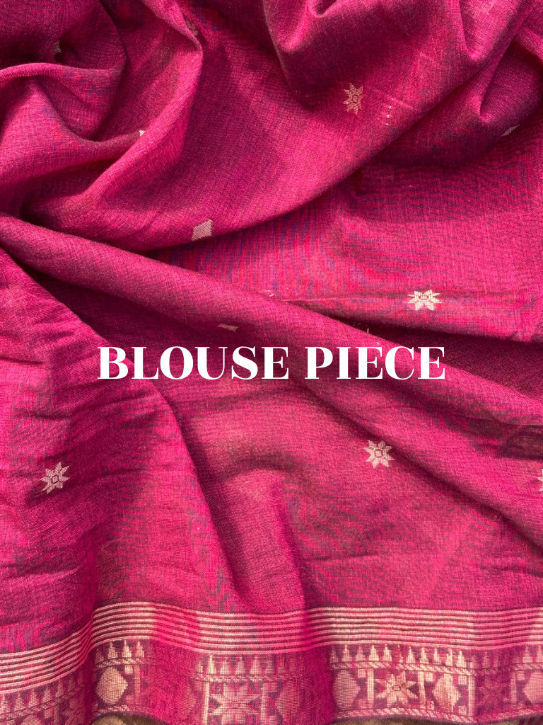 wine color cotton saree