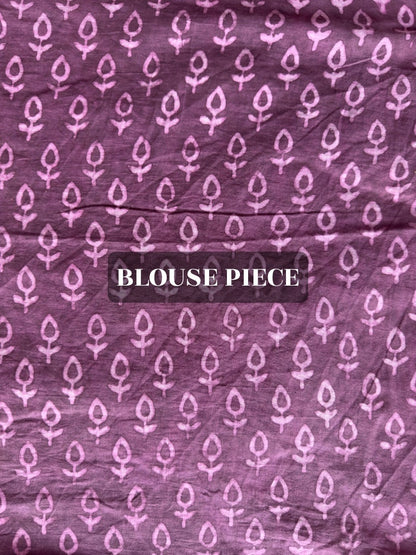 Blockprinted sarees for office