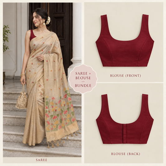 sunheri + anar Complete look