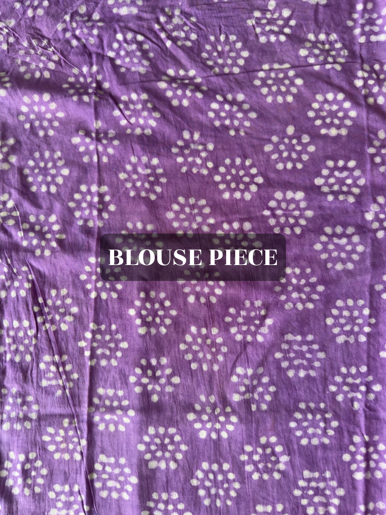 Elegant purple stripe saree