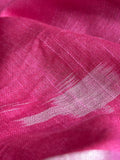 Fuchsia pink saree