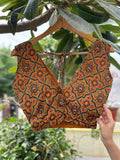 Golden Glow Ajrakh Print Blouse