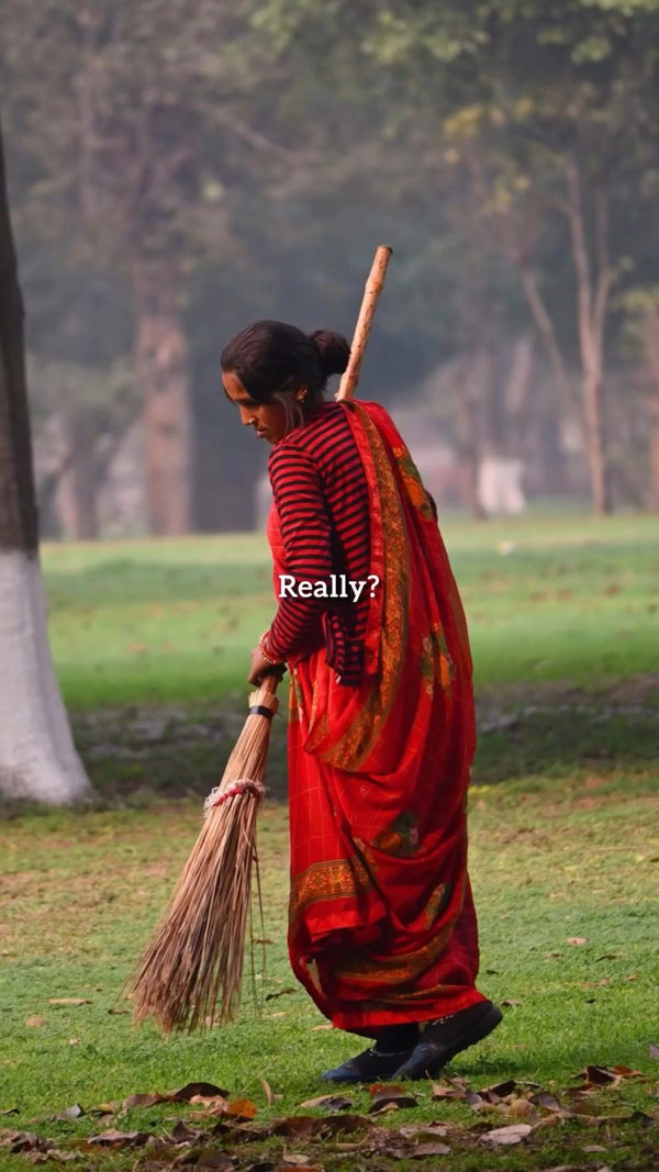 Somewhere along the way, we started believing that sarees...