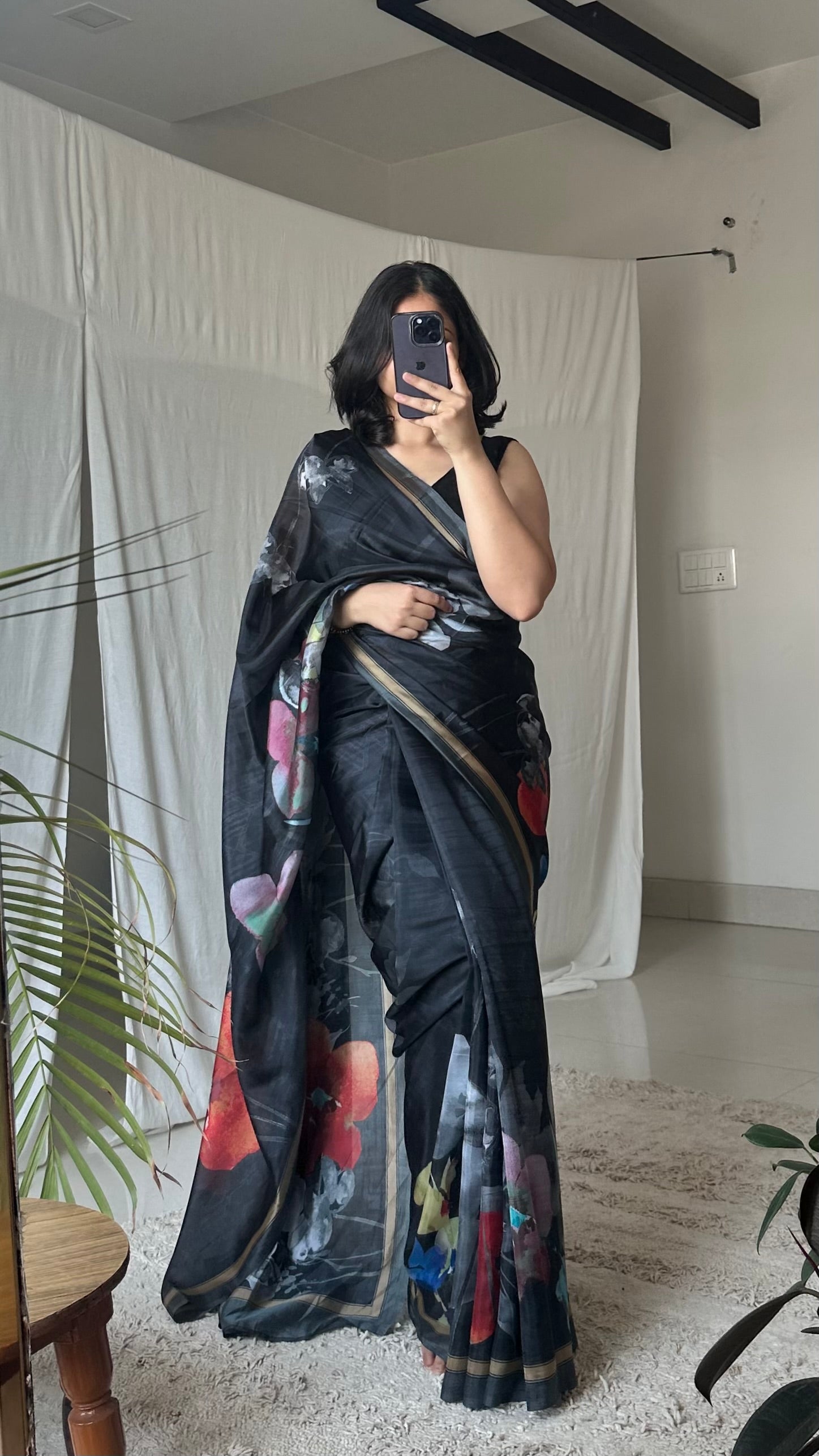 Bollywood floral saree