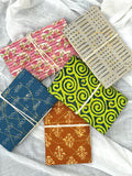 Eco-friendly small fabric diaries