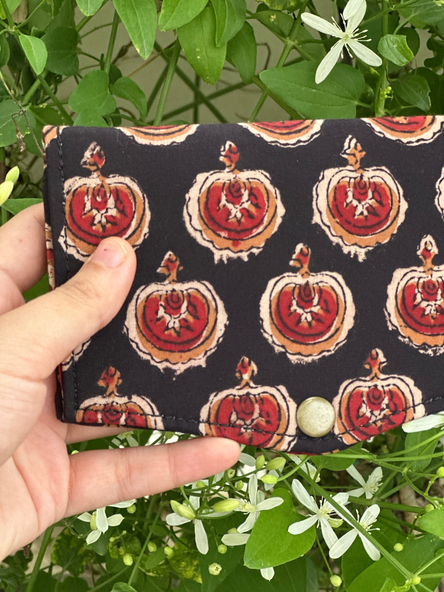 Eco friendly small fabric wallet