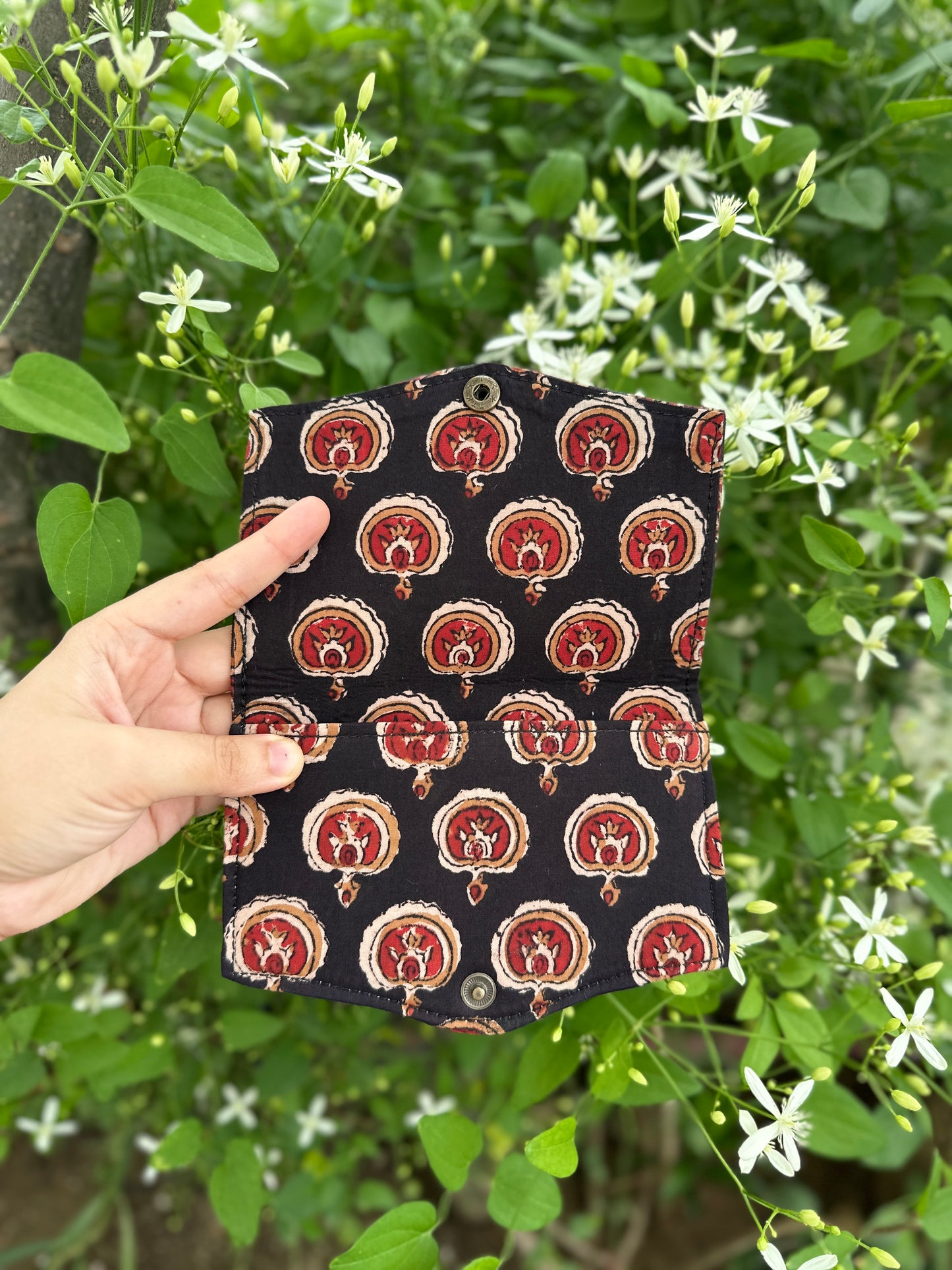 Eco friendly small fabric wallet