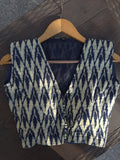 Neelam Ikat Cotton Blouse