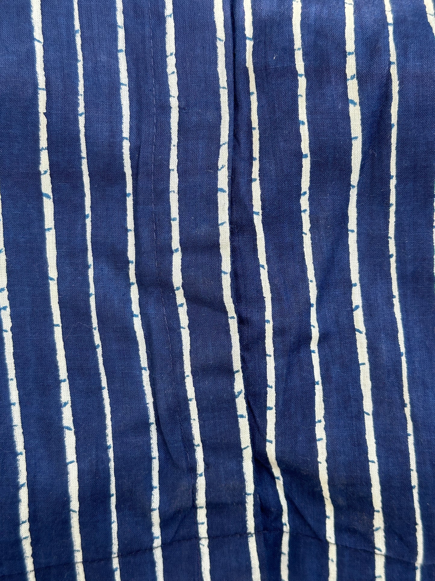 NeeliLeherein Blouse Navy Blue Striped Sleeveless