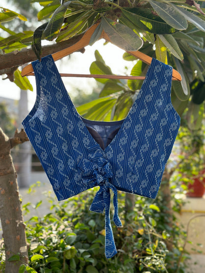 Neeli-Kantha-Handwoven-Indigo-Blouse