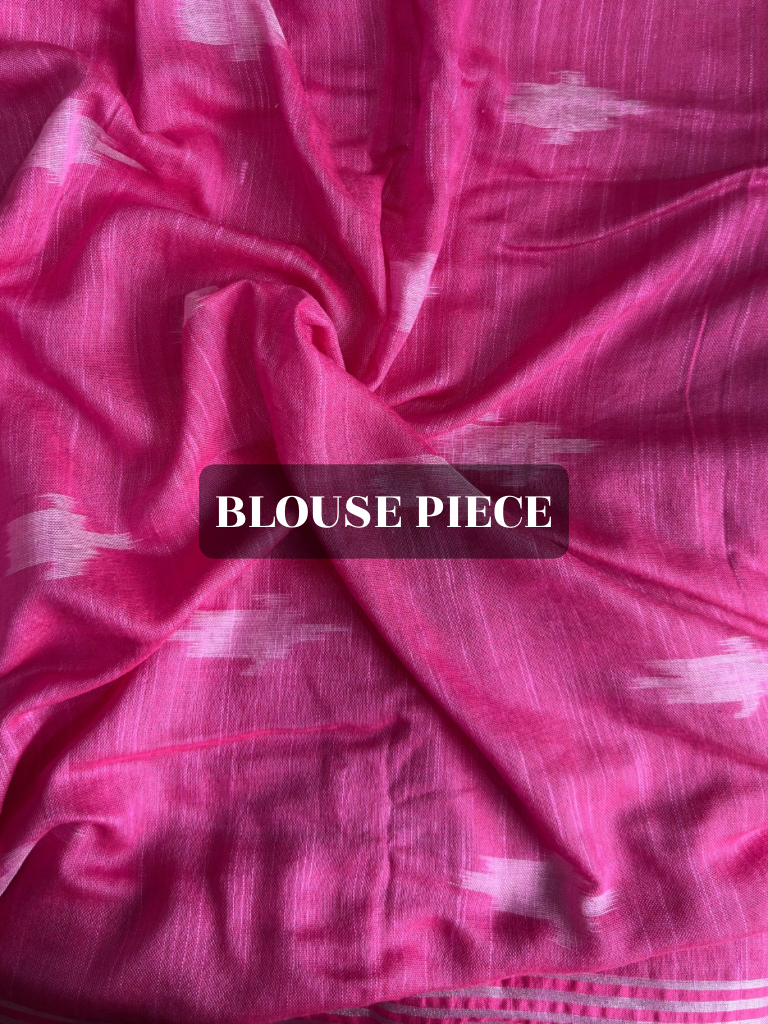 Pink ikkat work dress
