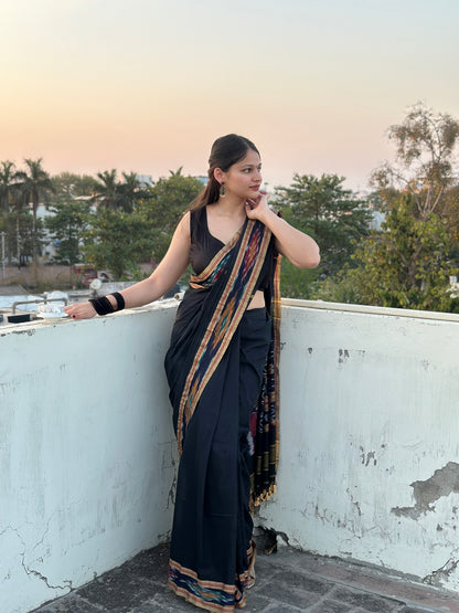 black__handwoven__mohini__Saree