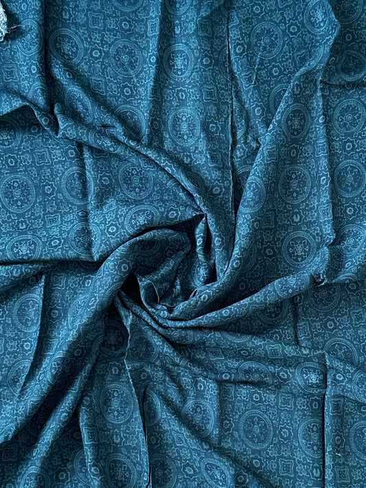teal-blue-ethnic-motif-printed-cotton-fabric